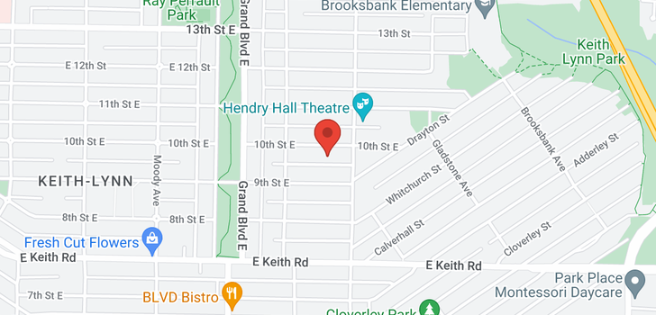 map of 763 E 10TH STREET